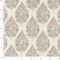Seaglass - Aqua & Teal,Coral & Peach Floral Upholstery Fabric 54 Inches"